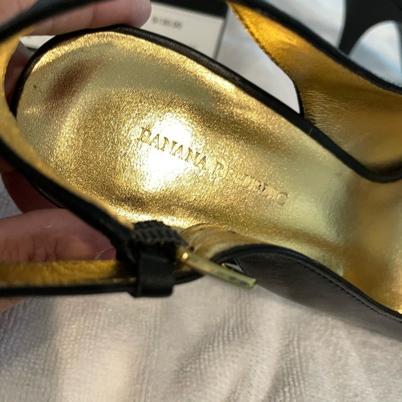 Banana Republic Slingback Open-Toed Pumps - size 6.5 - Picture 5 of 6